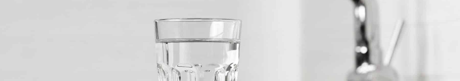 close up of a glass of water